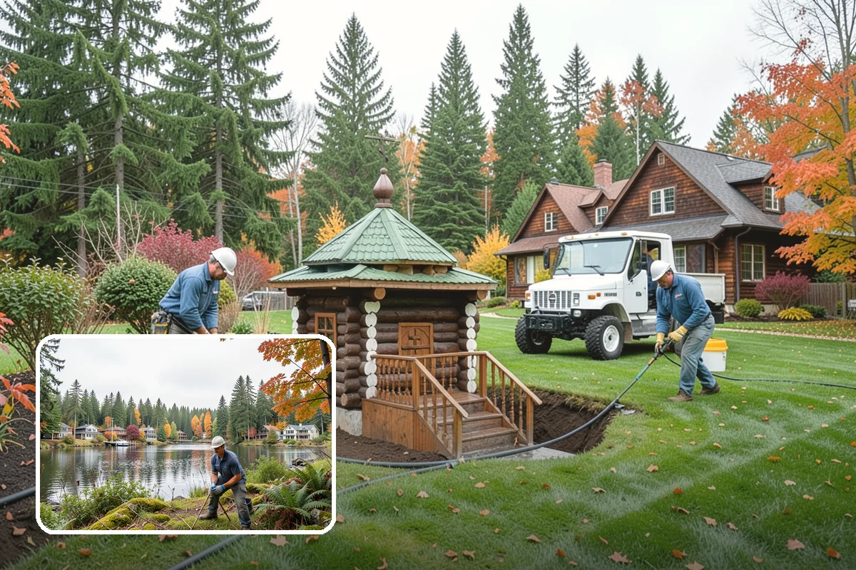 Winter Landscape Protection in La Conner, Skagit County, WA - Protects tender plants from freeze and wind damage