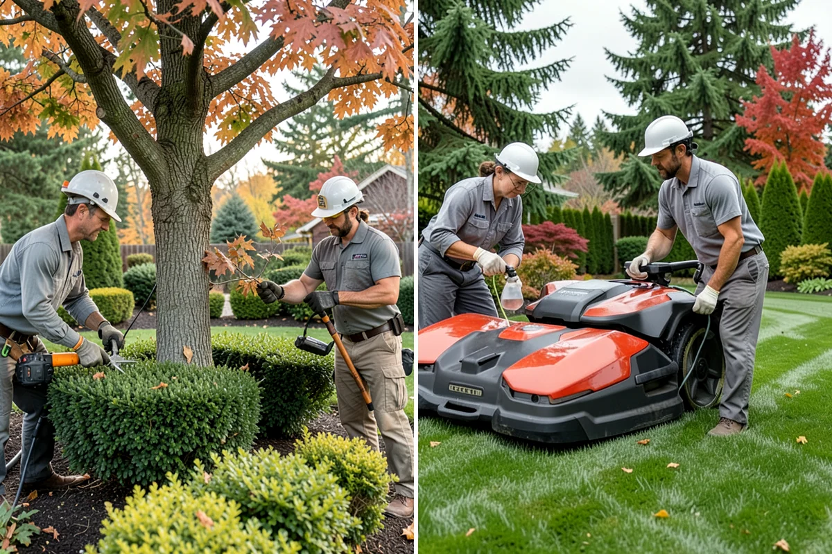 Winter Landscape Protection in Lake Forest Park, King County, WA - Inspect the property for freeze-sensitive plants and drainage issues
