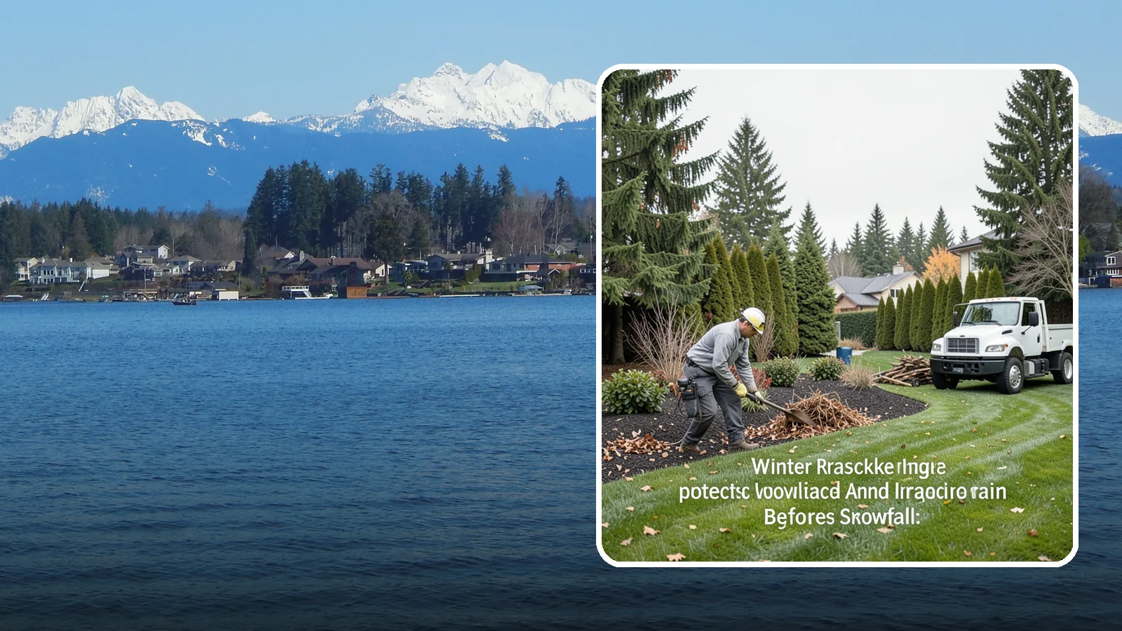 Winter Landscape Protection in Lake Stevens, Snohomish County, WA - We shield vulnerable plants, hardscapes, and irrigation from the wind, rain, and cold that stress Pacific Northwest landscapes in...