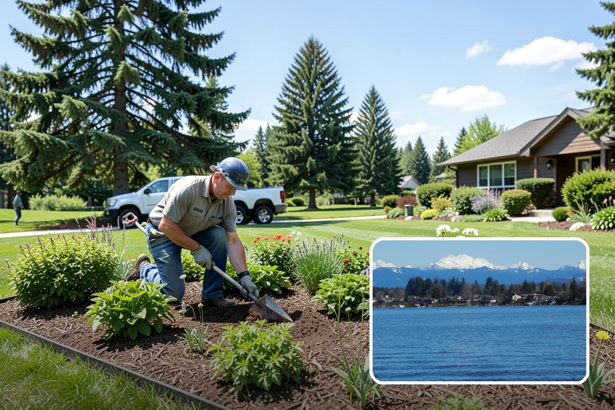 Winter Landscape Protection in Lake Stevens, Snohomish County, WA - Protects tender plants from freeze and wind damage