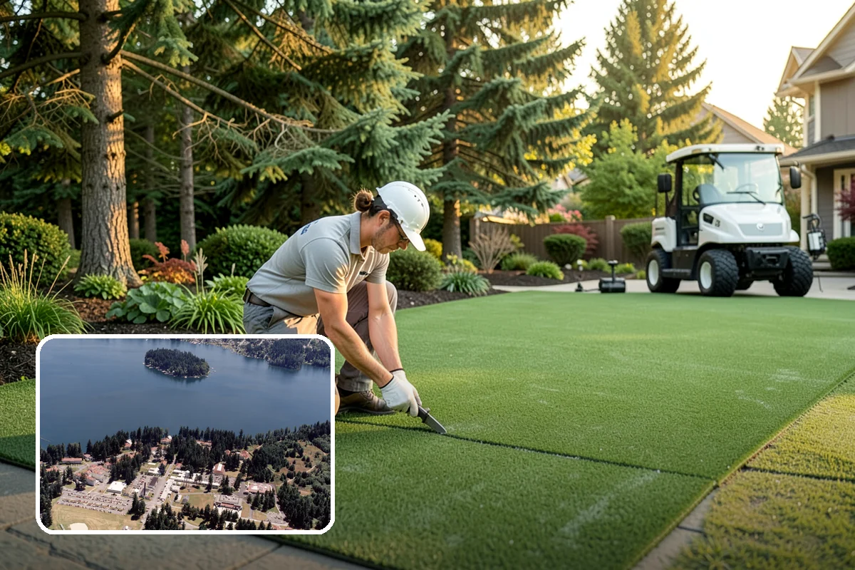 Winter Landscape Protection in Lakewood, Pierce County, WA - Protects tender plants from freeze and wind damage