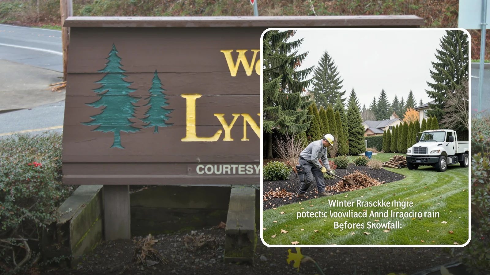 Winter Landscape Protection in Lynnwood, Snohomish County, WA - We shield vulnerable plants, hardscapes, and irrigation from the wind, rain, and cold that stress Pacific Northwest landscapes in...