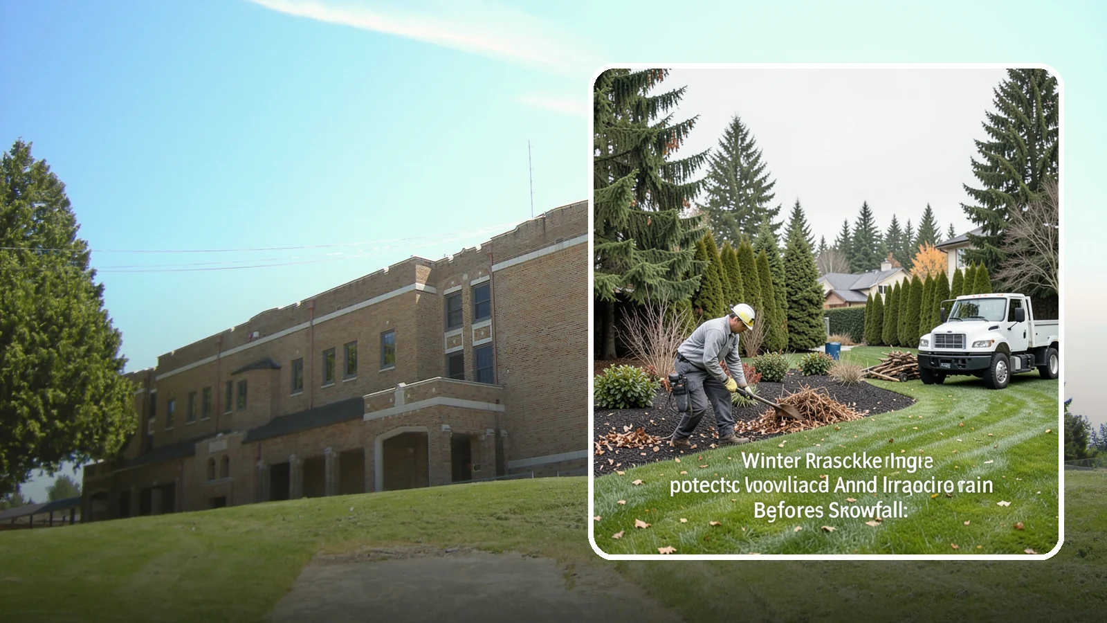 Winter Landscape Protection in Maple Valley, King County, WA - We shield vulnerable plants, hardscapes, and irrigation from the wind, rain, and cold that stress Pacific Northwest landscapes in...