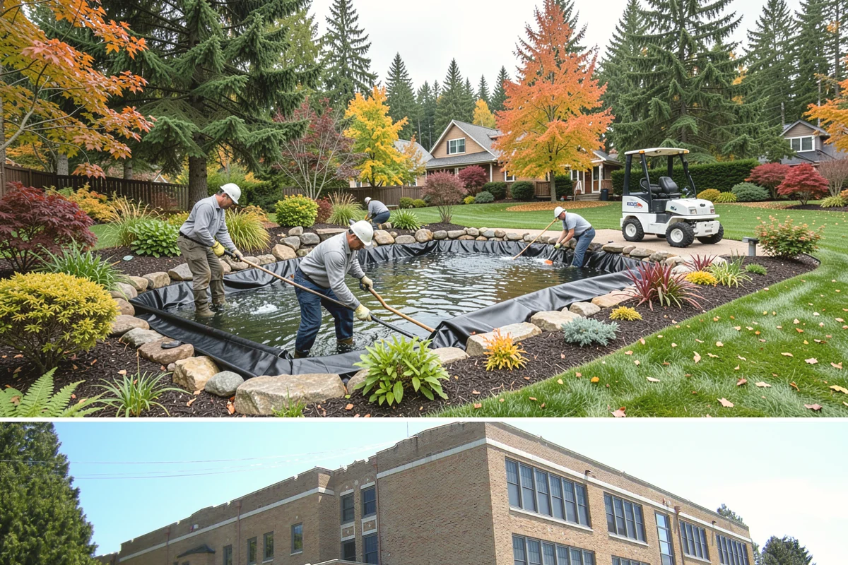 Winter Landscape Protection in Maple Valley, King County, WA - Complete this work in mid to late autumn, before the first hard frost and the arrival of sustained Puget Sound winter rains.