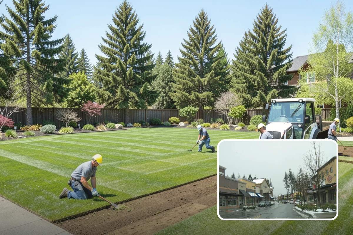 Winter Landscape Protection in Mill Creek, Snohomish County, WA - Protects tender plants from freeze and wind damage