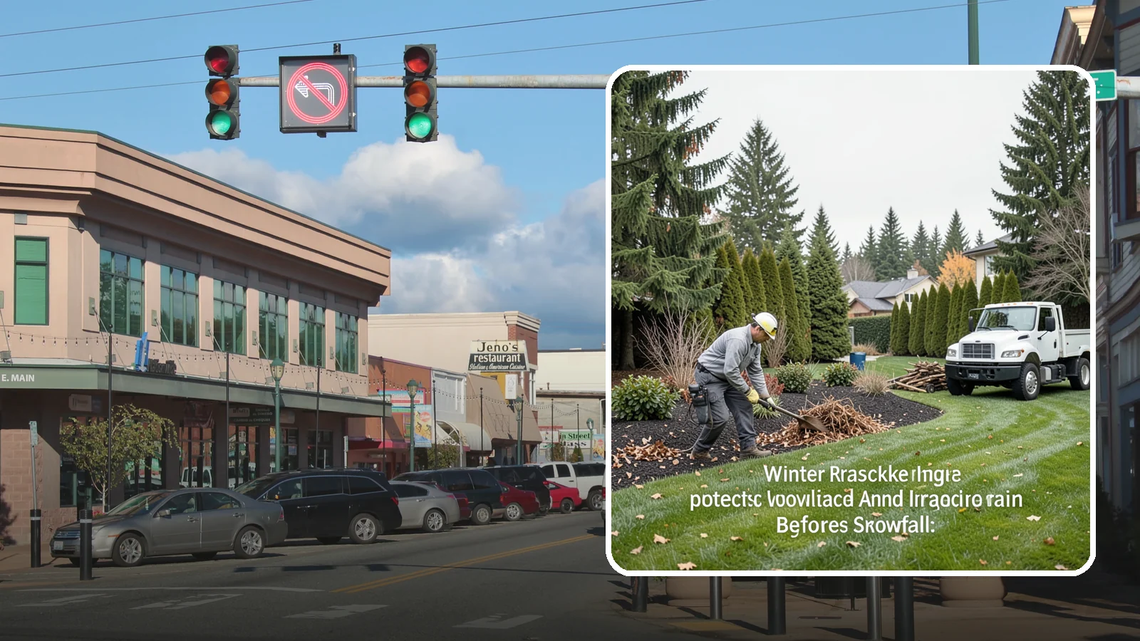 Winter Landscape Protection in Monroe, Snohomish County, WA - We shield vulnerable plants, hardscapes, and irrigation from the wind, rain, and cold that stress Pacific Northwest landscapes in...