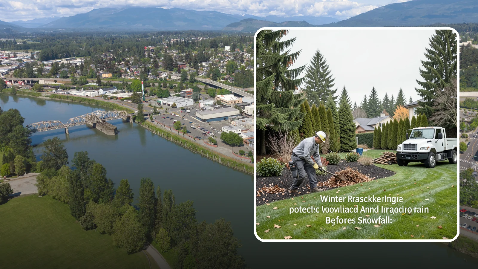 Winter Landscape Protection in Mount Vernon, Skagit County, WA - We shield vulnerable plants, hardscapes, and irrigation from the wind, rain, and cold that stress Pacific Northwest landscapes in...