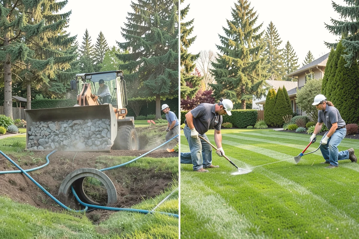 Winter Landscape Protection in Mukilteo, Snohomish County, WA - Inspect the property for freeze-sensitive plants and drainage issues