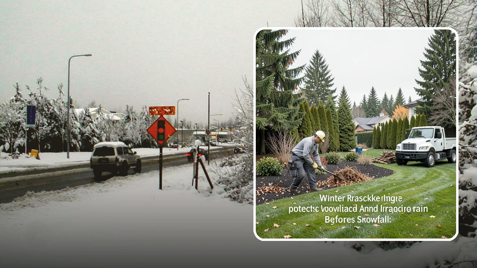 Winter Landscape Protection in Newcastle, King County, WA - We shield vulnerable plants, hardscapes, and irrigation from the wind, rain, and cold that stress Pacific Northwest landscapes in...