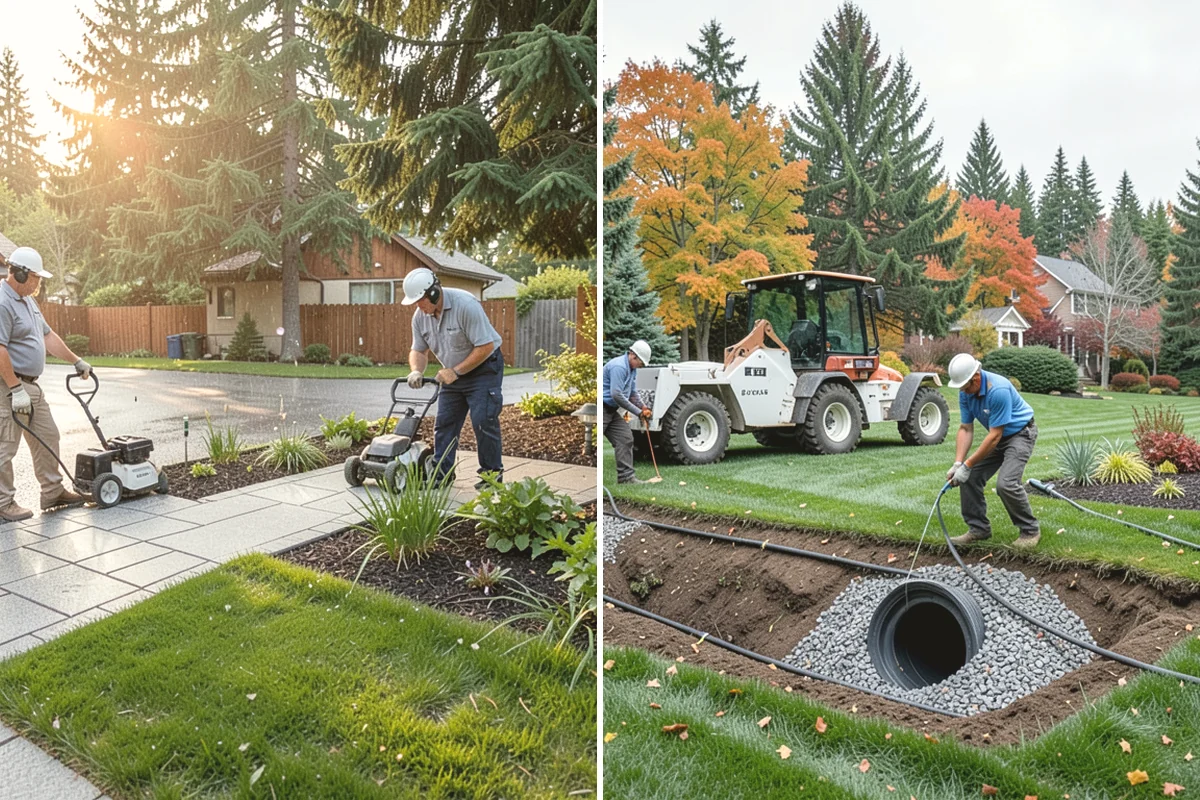 Winter Landscape Protection in Oak Harbor, Island County, WA - Inspect the property for freeze-sensitive plants and drainage issues