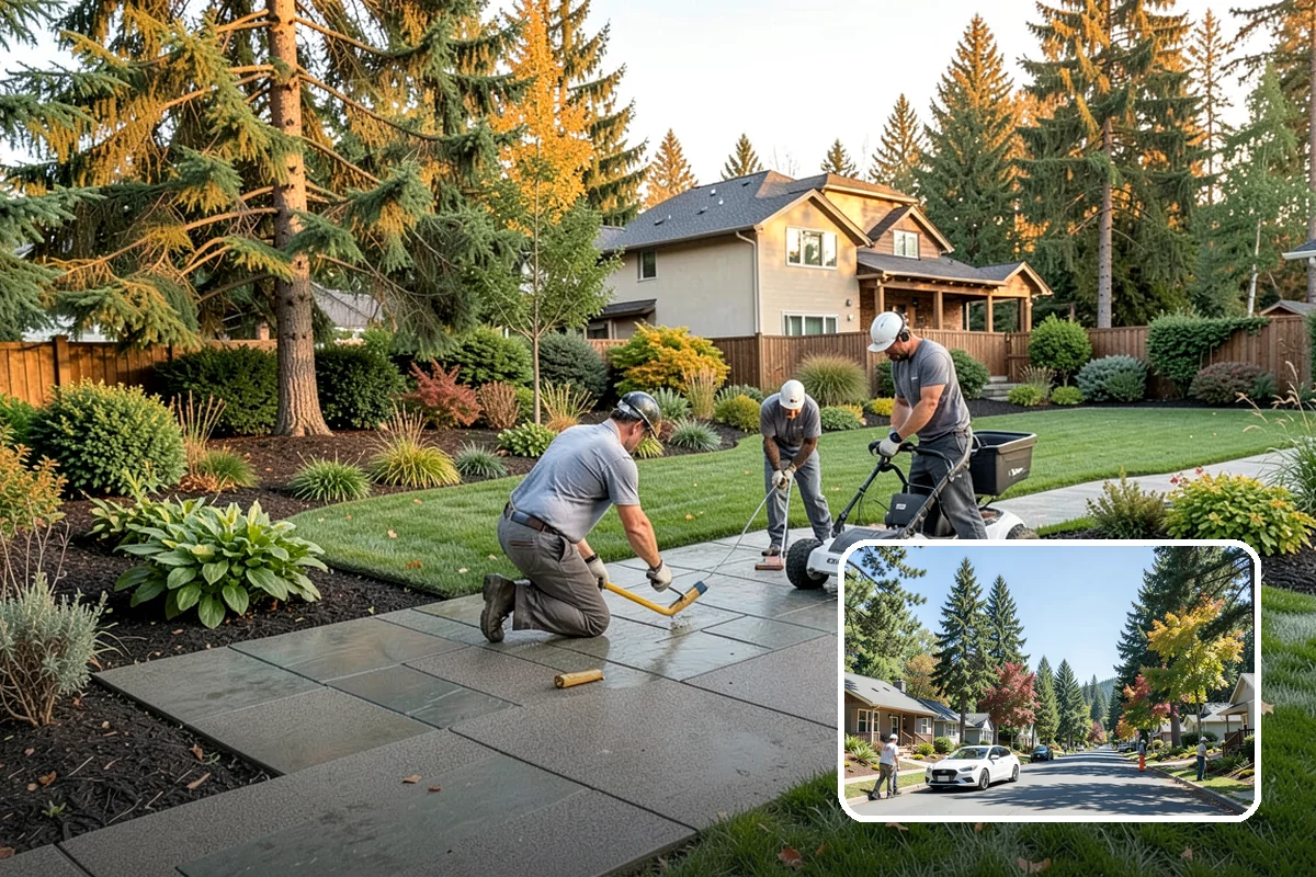 Winter Landscape Protection in Orting, Pierce County, WA - Protects tender plants from freeze and wind damage