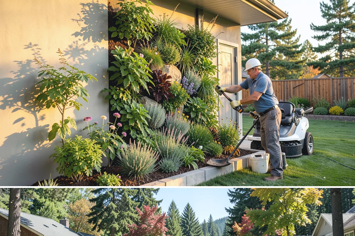 Winter Landscape Protection in Orting, Pierce County, WA - Complete this work in mid to late autumn, before the first hard frost and the arrival of sustained Puget Sound winter rains.