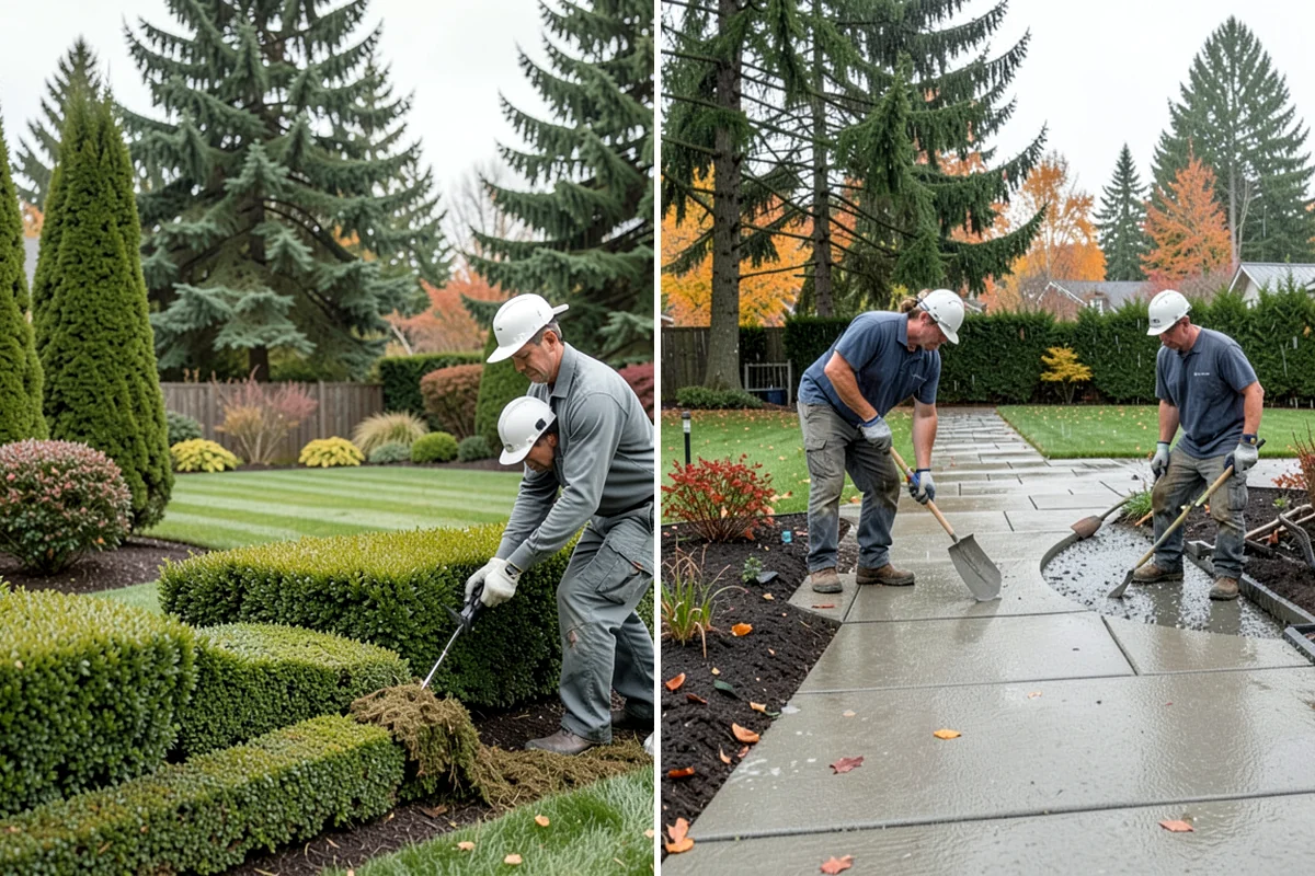 Winter Landscape Protection in Pacific, King County, WA - Inspect the property for freeze-sensitive plants and drainage issues