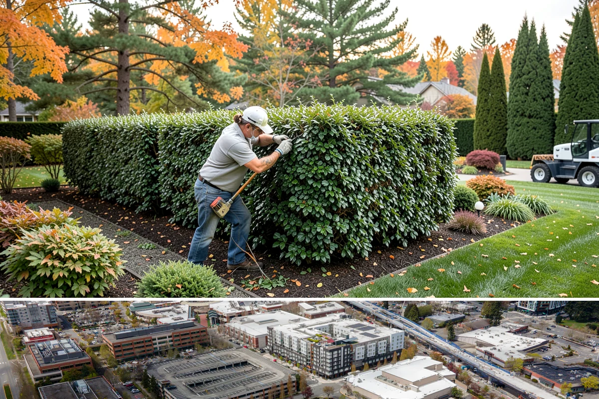 Winter Landscape Protection in Redmond, King County, WA - Complete this work in mid to late autumn, before the first hard frost and the arrival of sustained Puget Sound winter rains.