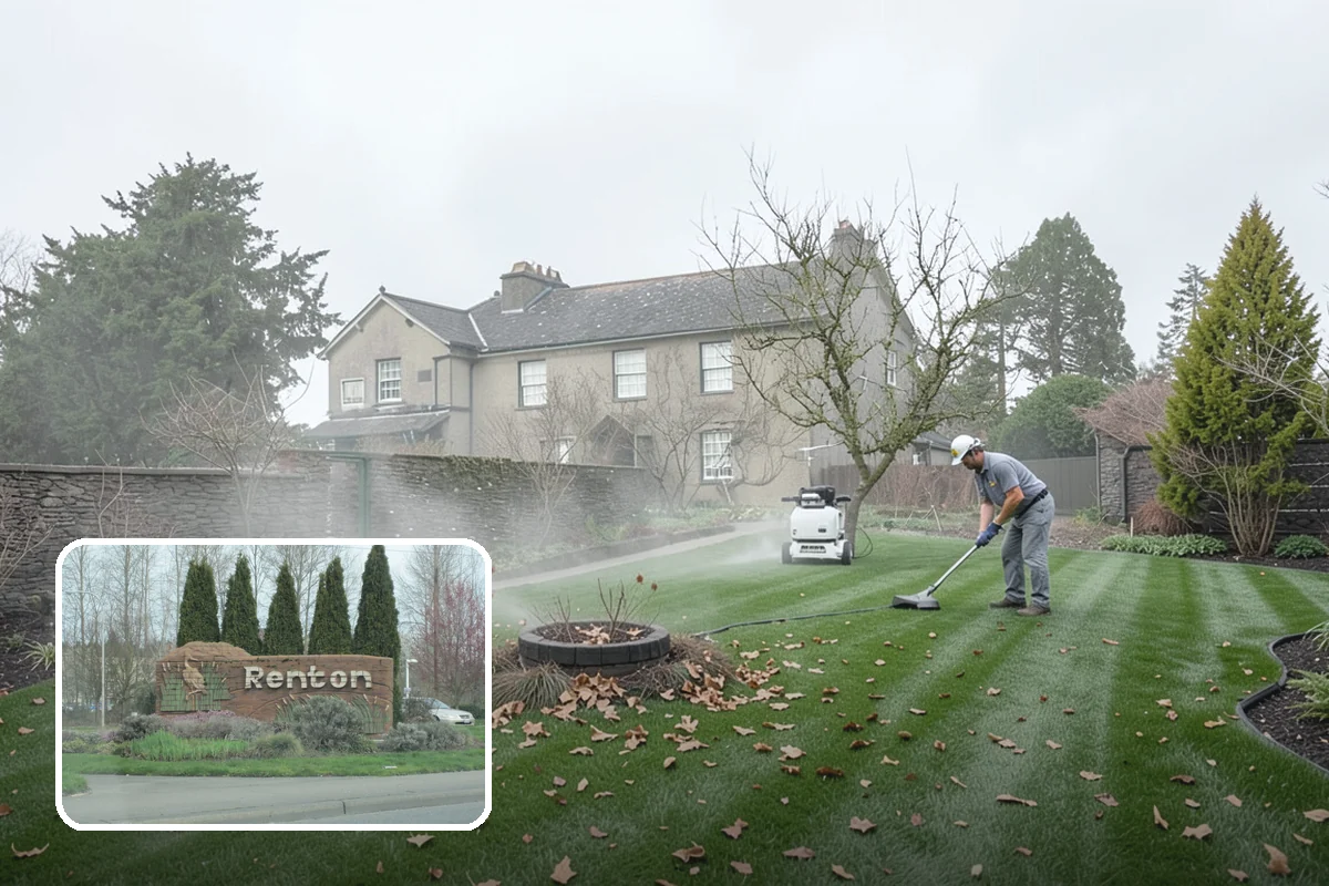 Winter Landscape Protection in Renton, King County, WA - Protects tender plants from freeze and wind damage
