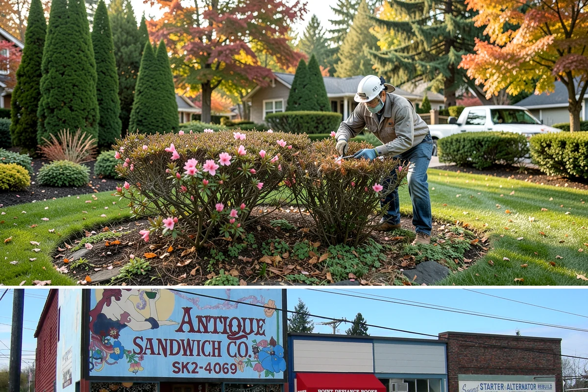 Winter Landscape Protection in Ruston, Pierce County, WA - Complete this work in mid to late autumn, before the first hard frost and the arrival of sustained Puget Sound winter rains.
