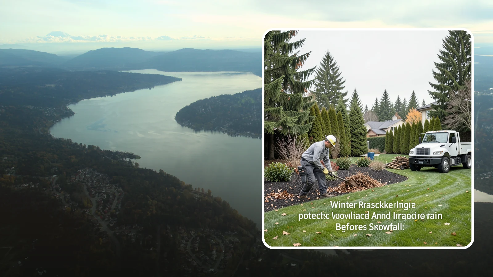 Winter Landscape Protection in Sammamish, King County, WA - We shield vulnerable plants, hardscapes, and irrigation from the wind, rain, and cold that stress Pacific Northwest landscapes in...