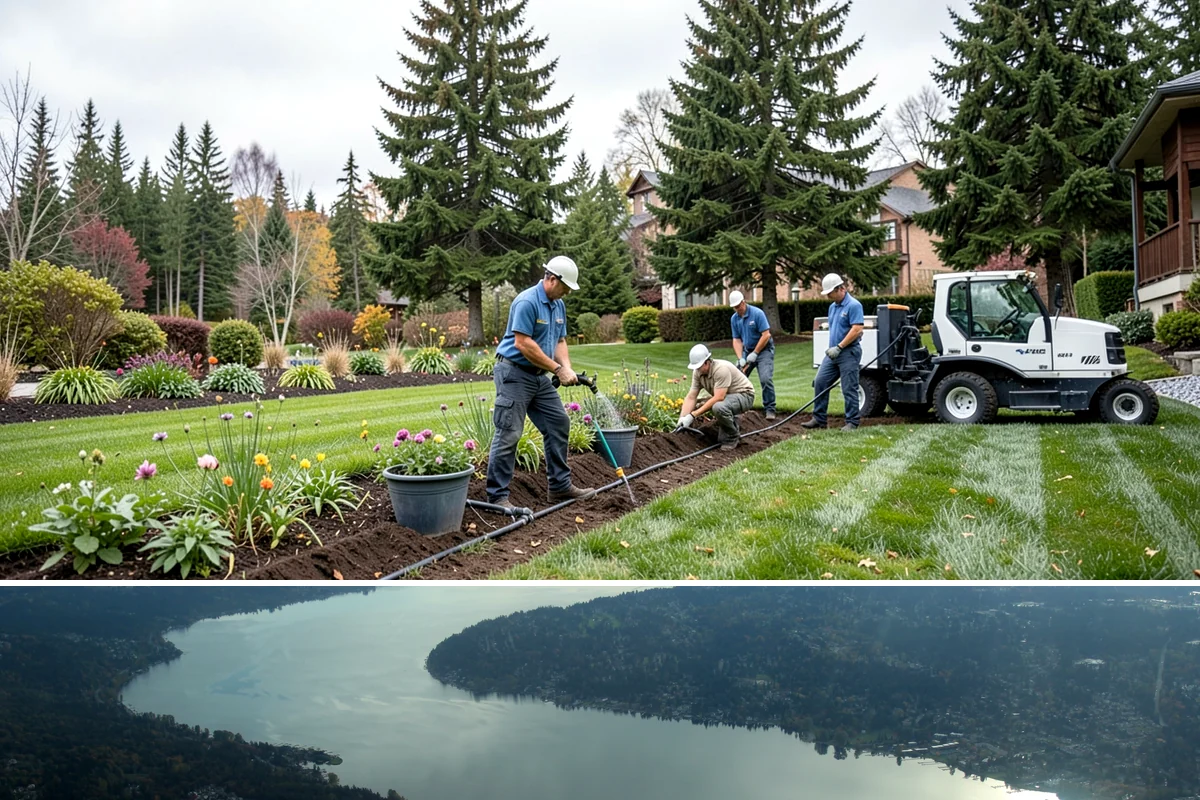 Winter Landscape Protection in Sammamish, King County, WA - Complete this work in mid to late autumn, before the first hard frost and the arrival of sustained Puget Sound winter rains.