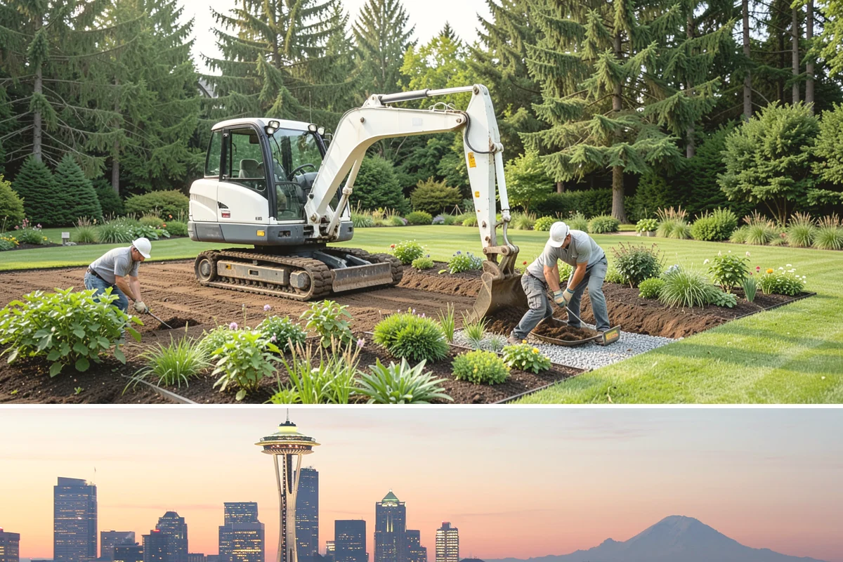 Winter Landscape Protection in Seattle, King County, WA - Complete this work in mid to late autumn, before the first hard frost and the arrival of sustained Puget Sound winter rains.
