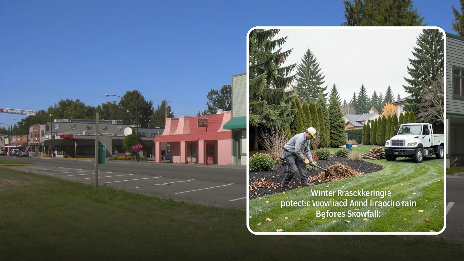 Winter Landscape Protection in Snoqualmie, King County, WA - We shield vulnerable plants, hardscapes, and irrigation from the wind, rain, and cold that stress Pacific Northwest landscapes in...