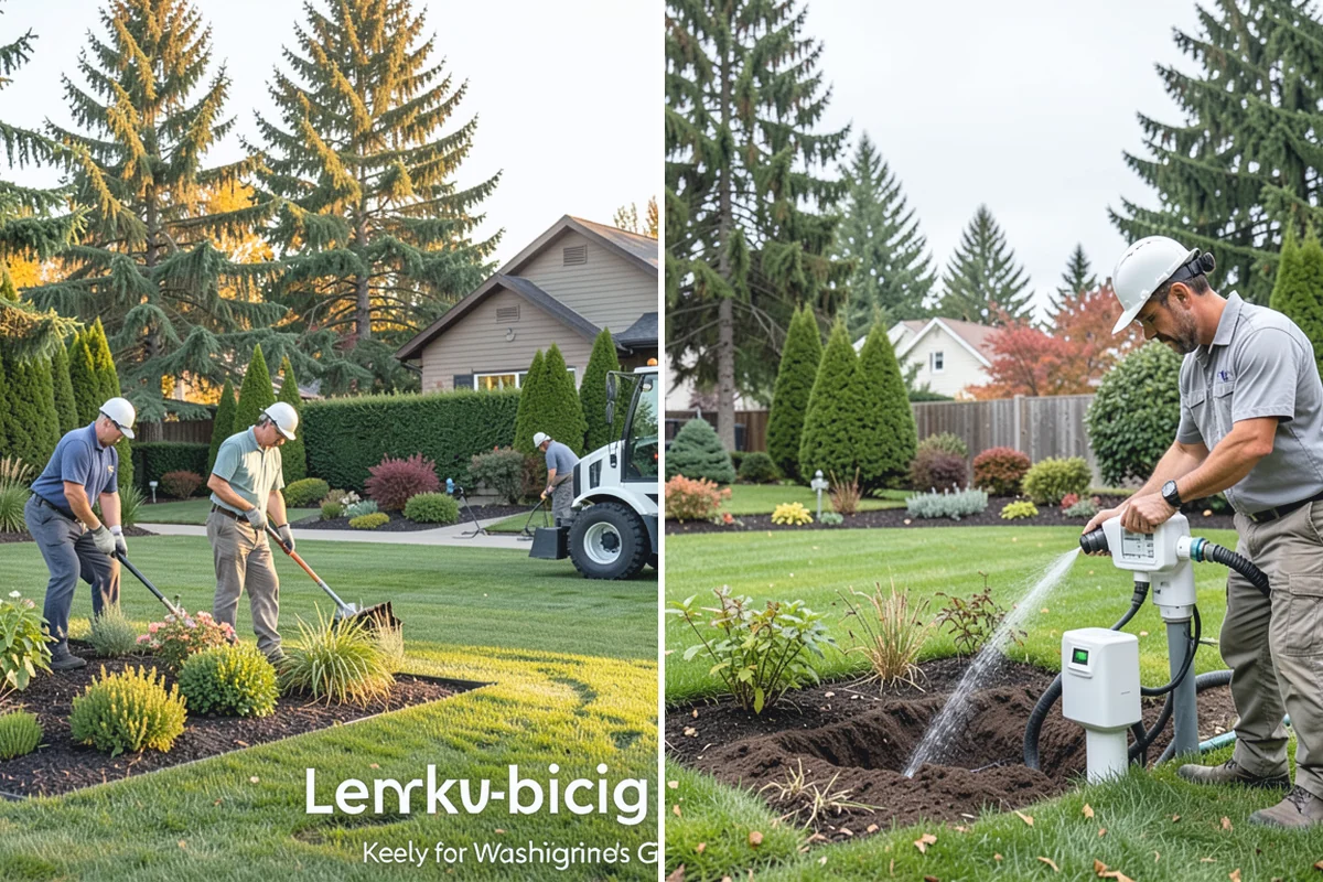 Winter Landscape Protection in South Prairie, Pierce County, WA - Inspect the property for freeze-sensitive plants and drainage issues
