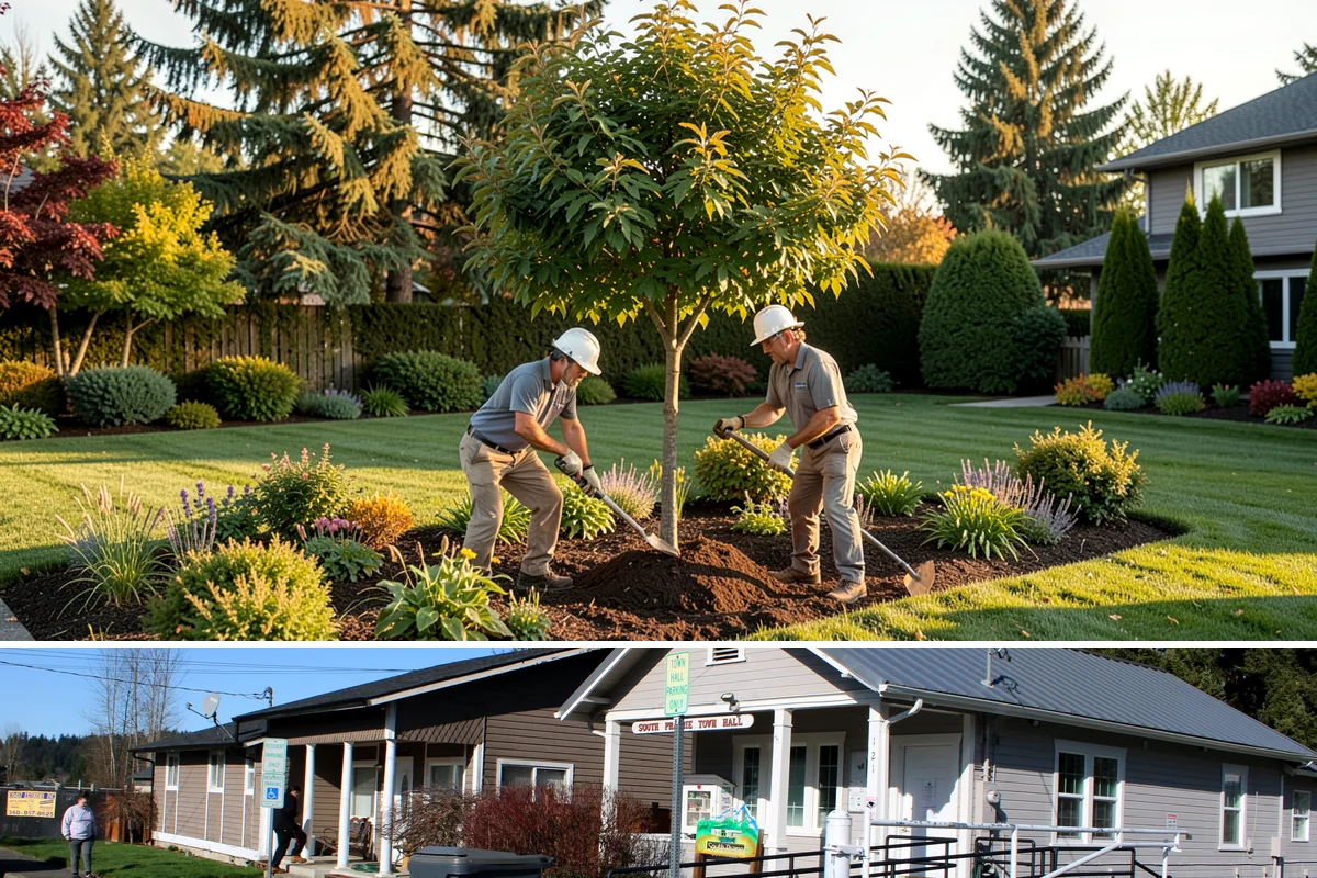Winter Landscape Protection in South Prairie, Pierce County, WA - Complete this work in mid to late autumn, before the first hard frost and the arrival of sustained Puget Sound winter rains.