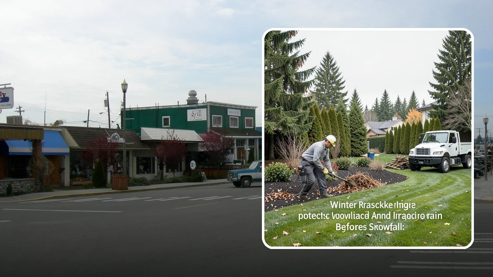 Winter Landscape Protection in Stanwood, Snohomish County, WA - We shield vulnerable plants, hardscapes, and irrigation from the wind, rain, and cold that stress Pacific Northwest landscapes in...