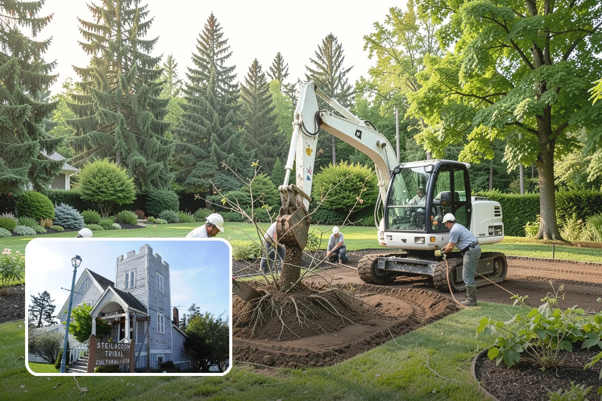Winter Landscape Protection in Steilacoom, Pierce County, WA - Protects tender plants from freeze and wind damage