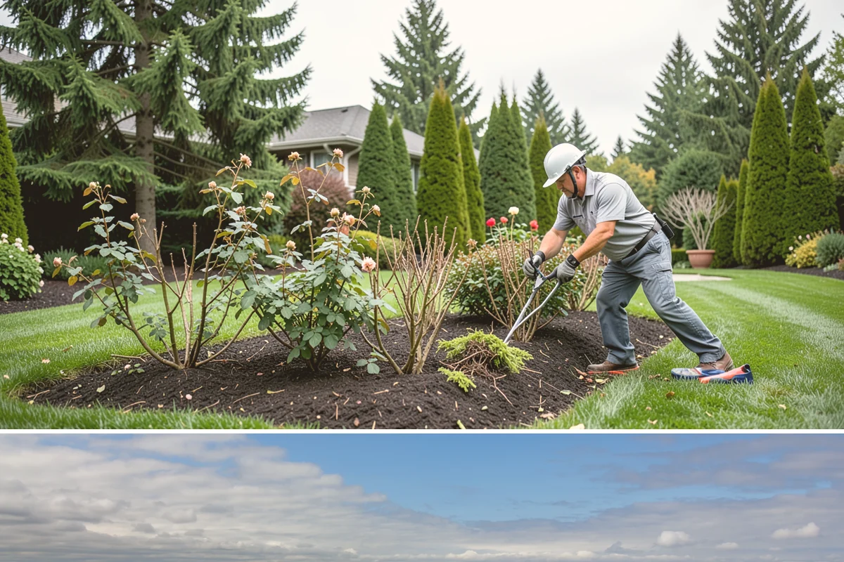 Winter Landscape Protection in University Place, Pierce County, WA - Complete this work in mid to late autumn, before the first hard frost and the arrival of sustained Puget Sound winter rains.