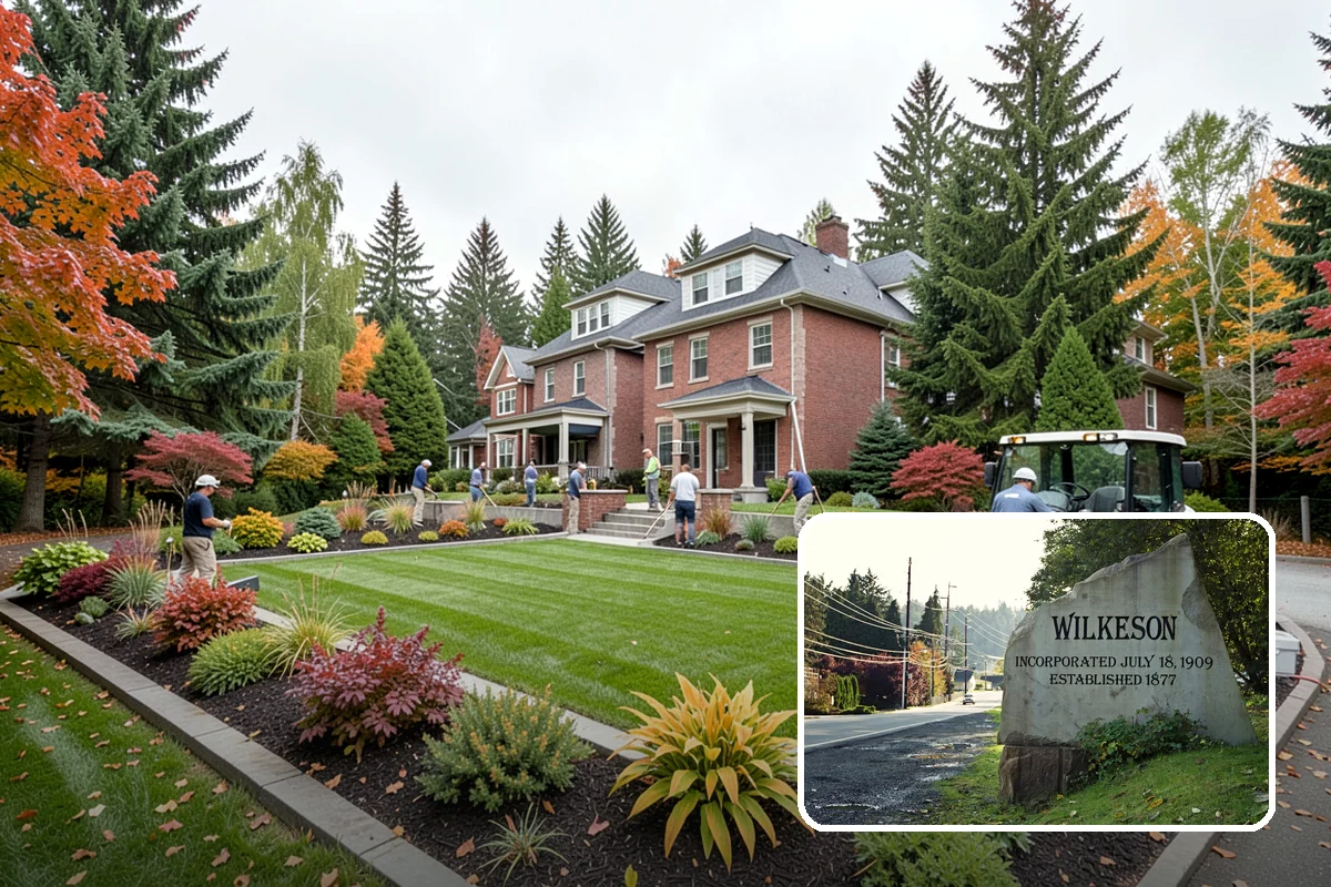 Winter Landscape Protection in Wilkeson, Pierce County, WA - Protects tender plants from freeze and wind damage