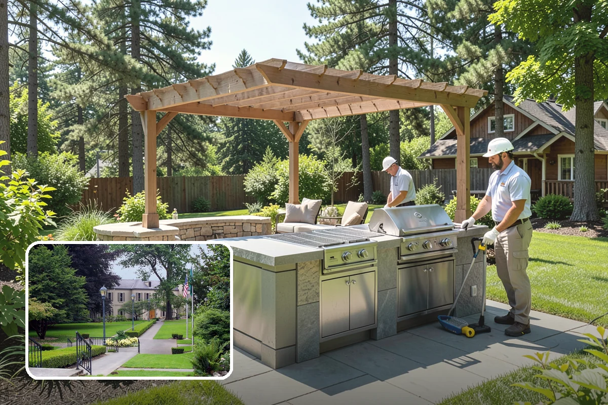 Winter Landscape Protection in Woodinville, King County, WA - Protects tender plants from freeze and wind damage