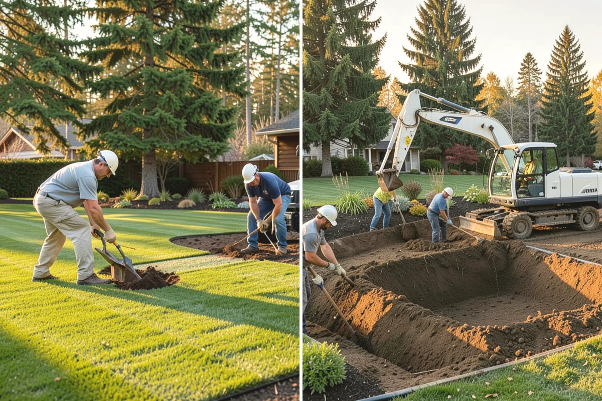 Winter Landscape Protection in Yarrow Point, King County, WA - Inspect the property for freeze-sensitive plants and drainage issues