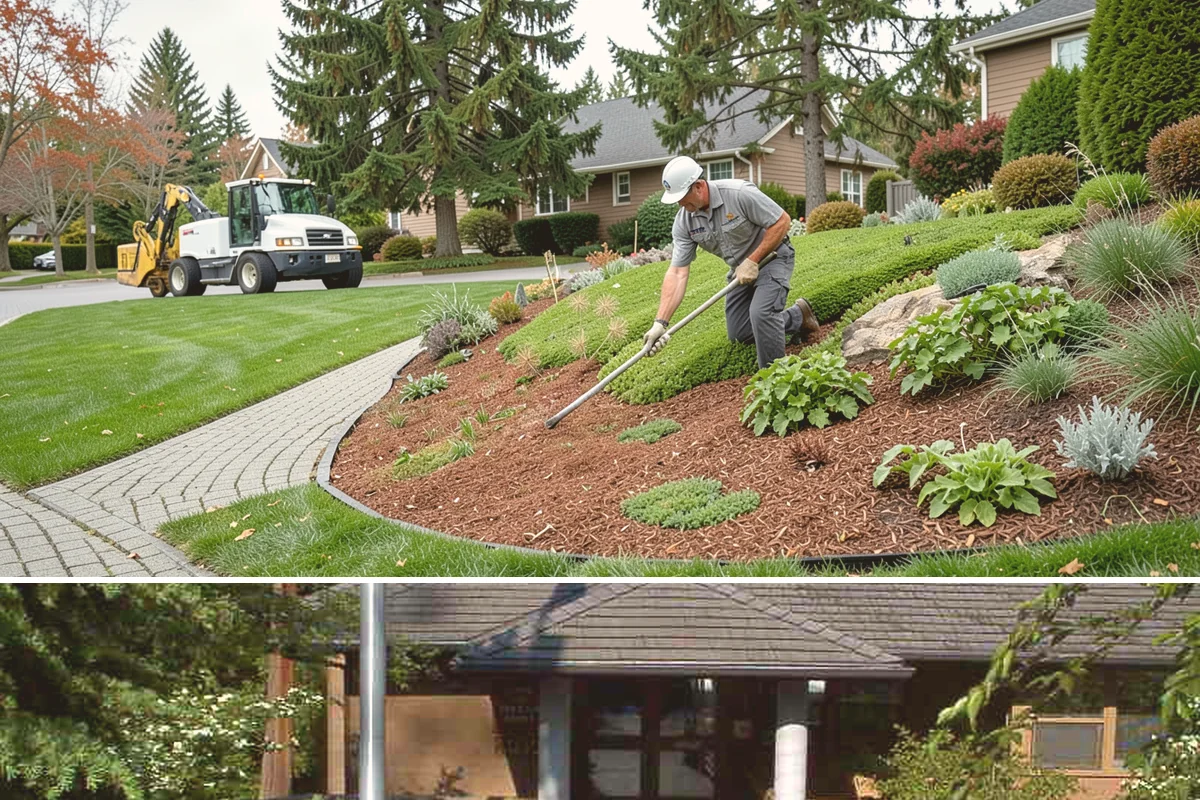 Winter Landscape Protection in Yarrow Point, King County, WA - Complete this work in mid to late autumn, before the first hard frost and the arrival of sustained Puget Sound winter rains.