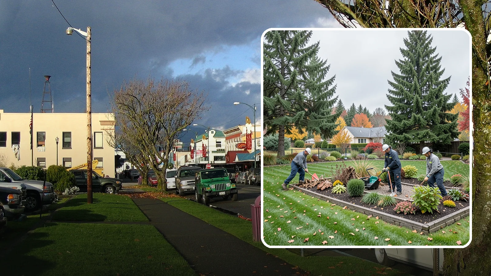 Winterization in Arlington, Snohomish County, WA - End-of-season winterization that protects plants, beds, and features from Pacific Northwest winter weather.