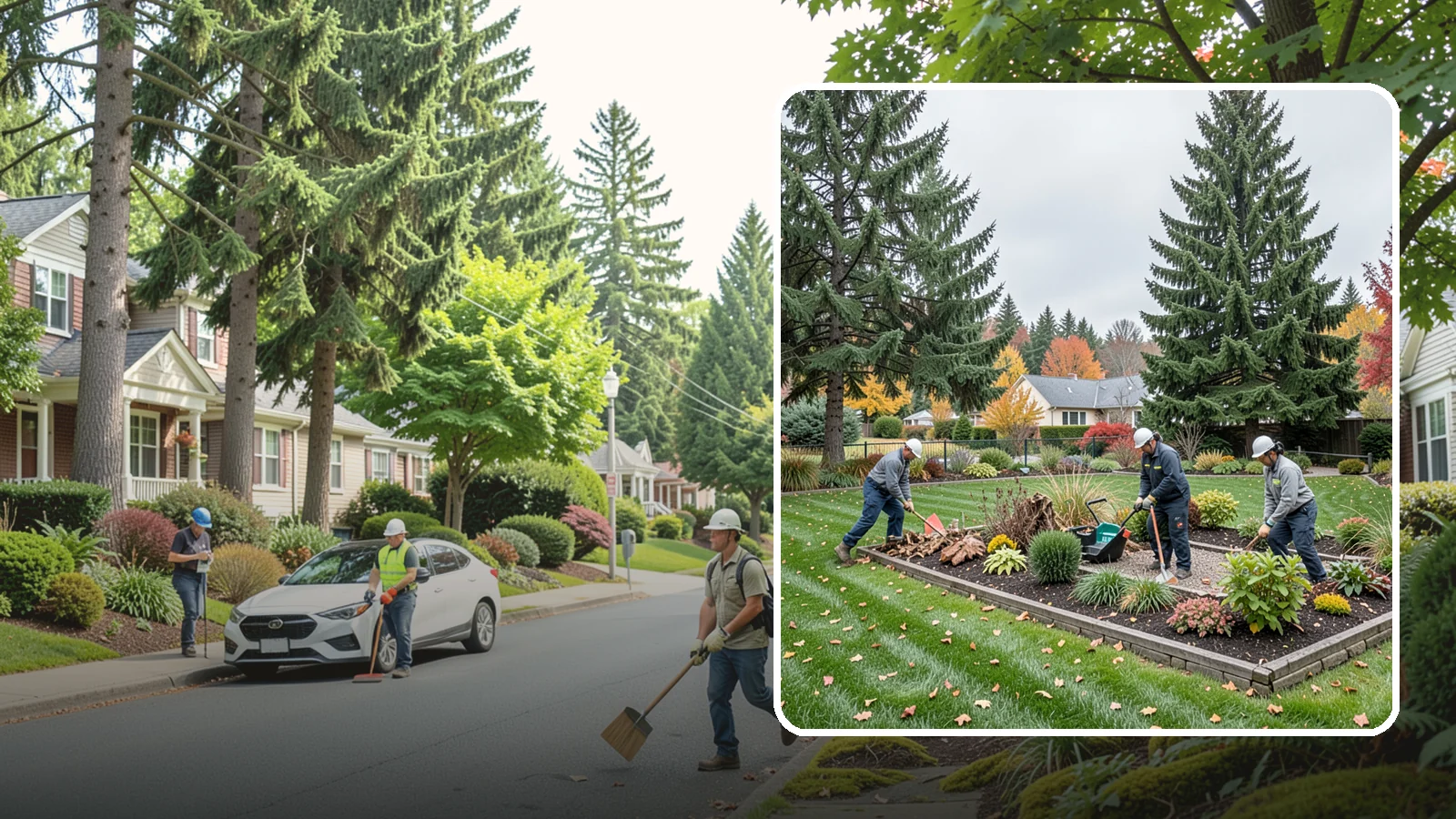 Winterization in Beaux Arts Village, King County, WA - End-of-season winterization that protects plants, beds, and features from Pacific Northwest winter weather.