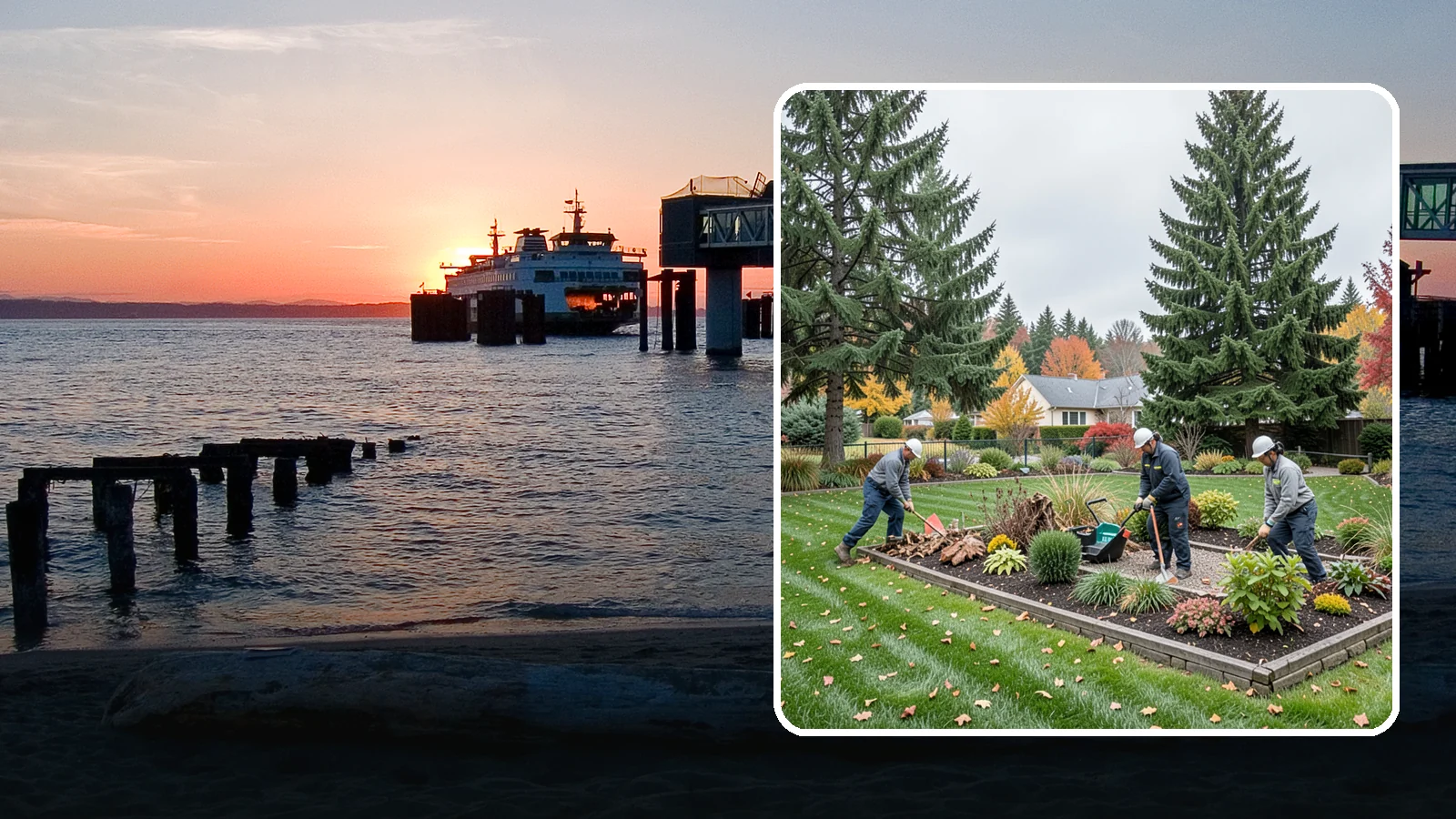 Winterization in Edmonds, Snohomish County, WA - End-of-season winterization that protects plants, beds, and features from Pacific Northwest winter weather.