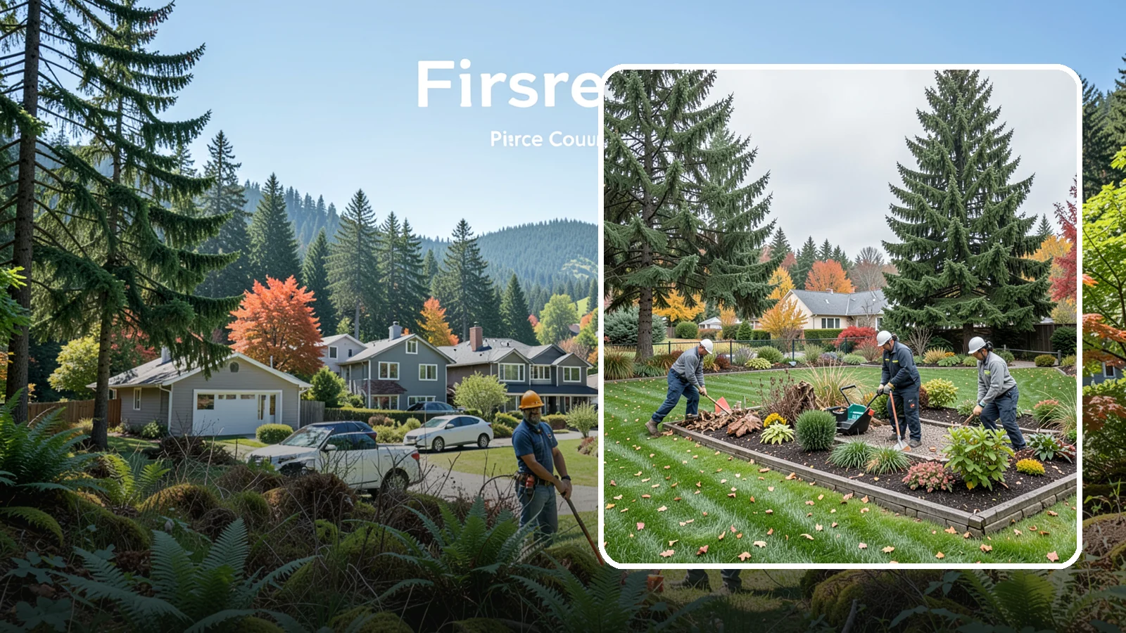 Winterization in Fircrest, Pierce County, WA - End-of-season winterization that protects plants, beds, and features from Pacific Northwest winter weather.