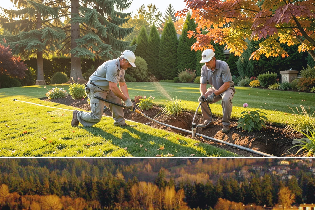 Winterization in Kenmore, King County, WA - Done in late fall before hard freezes.