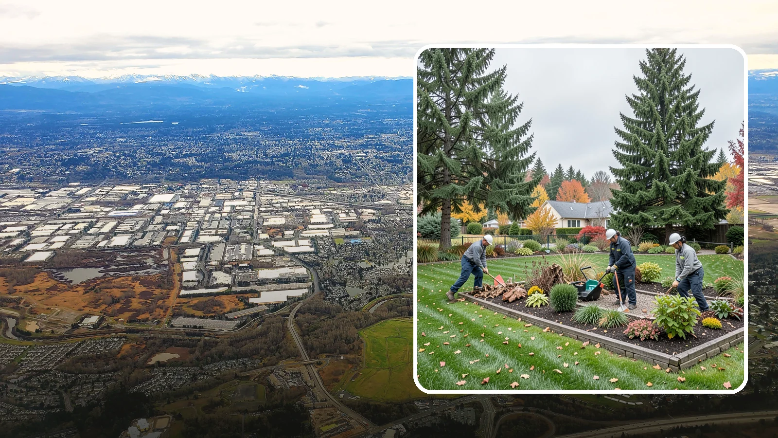 Winterization in Kent, King County, WA - End-of-season winterization that protects plants, beds, and features from Pacific Northwest winter weather.