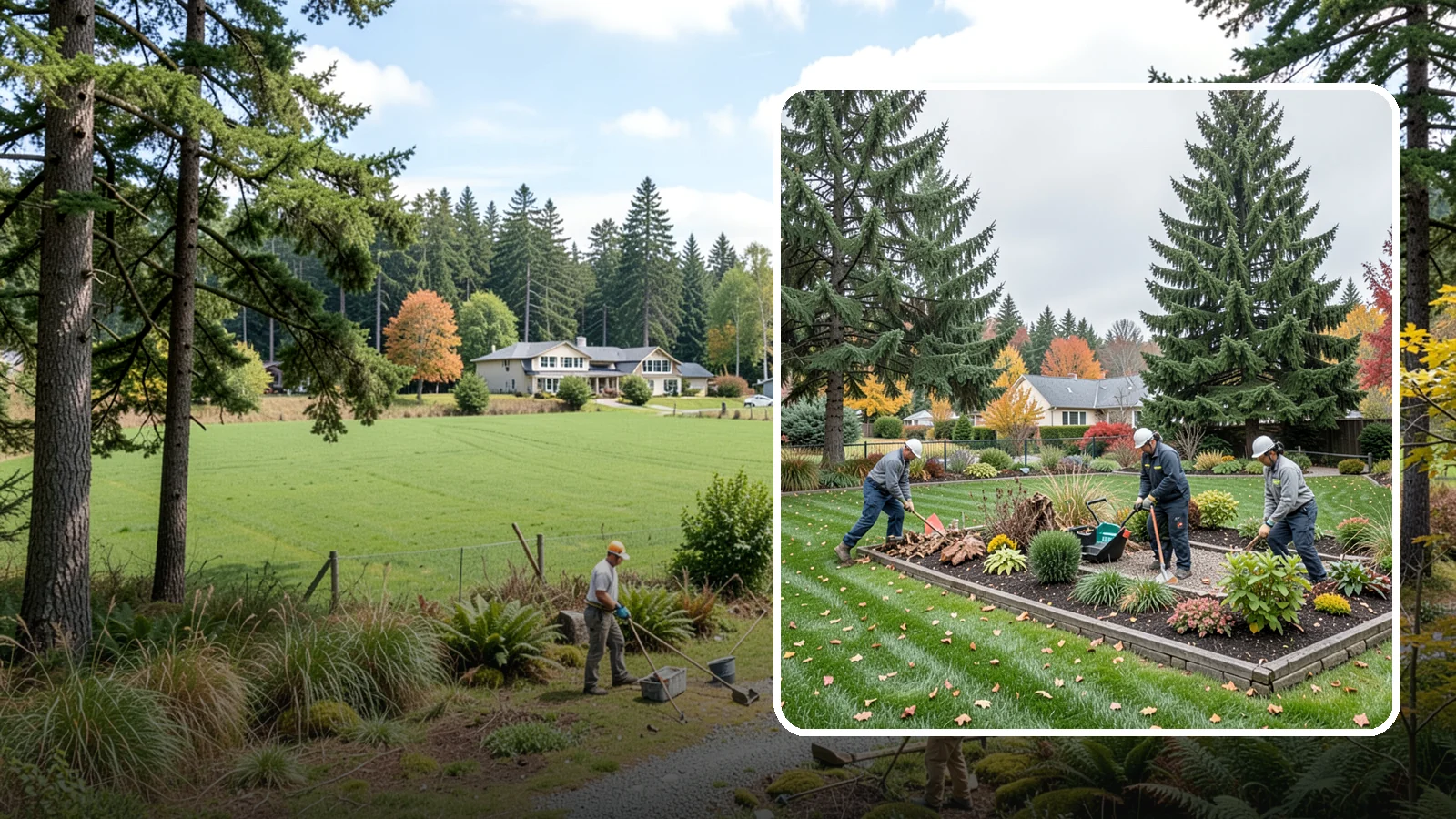 Winterization in Lyman, Skagit County, WA - End-of-season winterization that protects plants, beds, and features from Pacific Northwest winter weather.