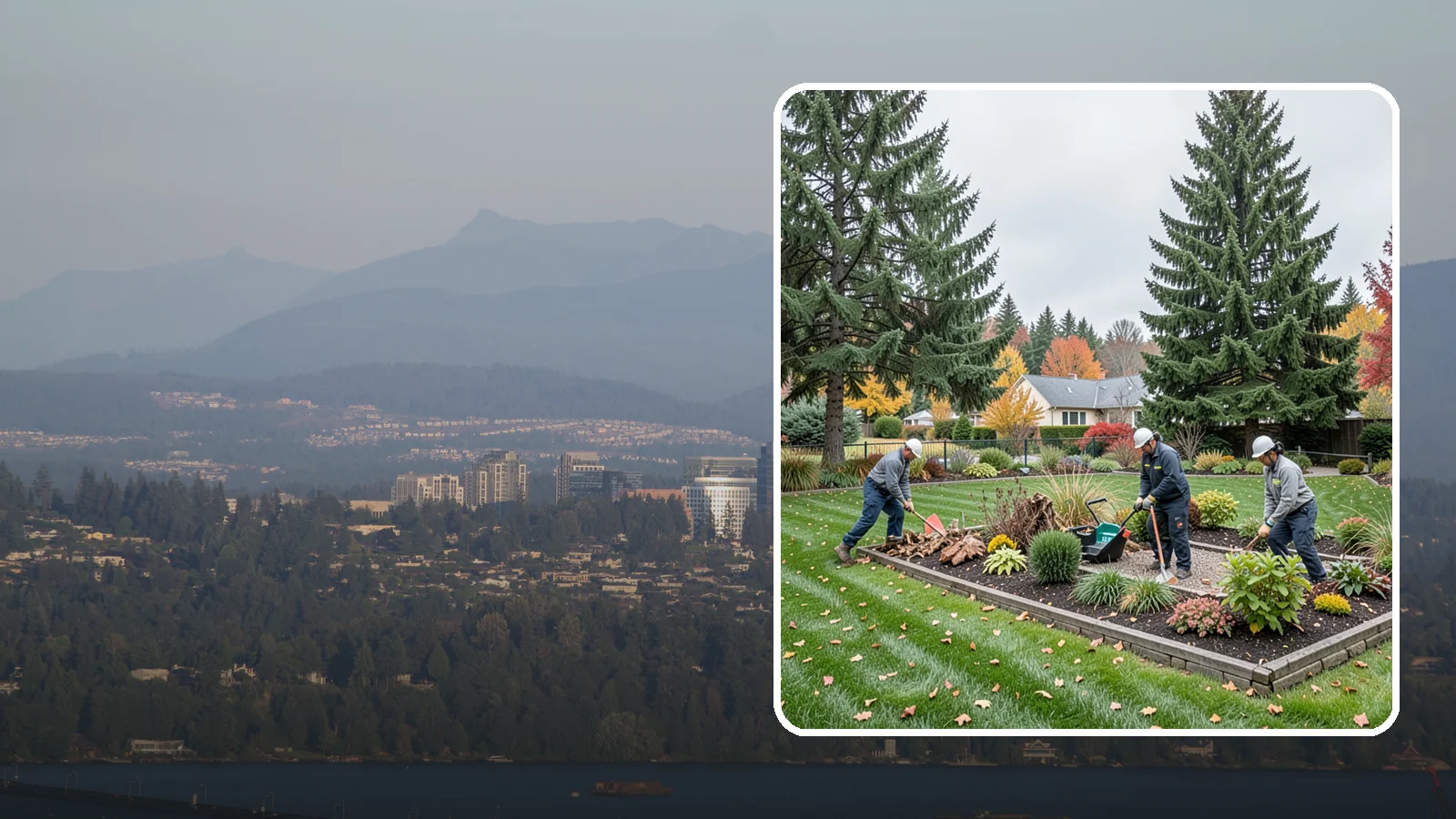 Winterization in Medina, King County, WA - End-of-season winterization that protects plants, beds, and features from Pacific Northwest winter weather.