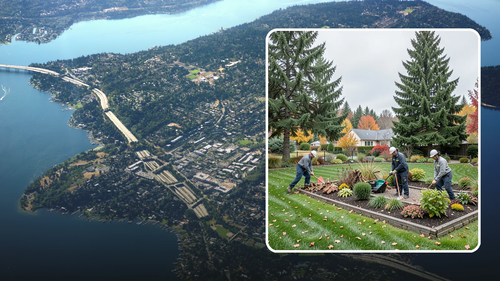 Winterization in Mercer Island, King County, WA - End-of-season winterization that protects plants, beds, and features from Pacific Northwest winter weather.