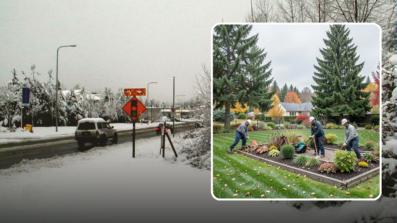 Winterization in Newcastle, King County, WA - End-of-season winterization that protects plants, beds, and features from Pacific Northwest winter weather.