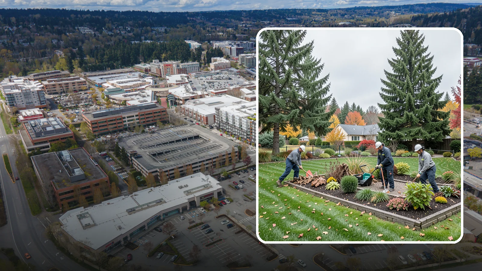 Winterization in Redmond, King County, WA - End-of-season winterization that protects plants, beds, and features from Pacific Northwest winter weather.