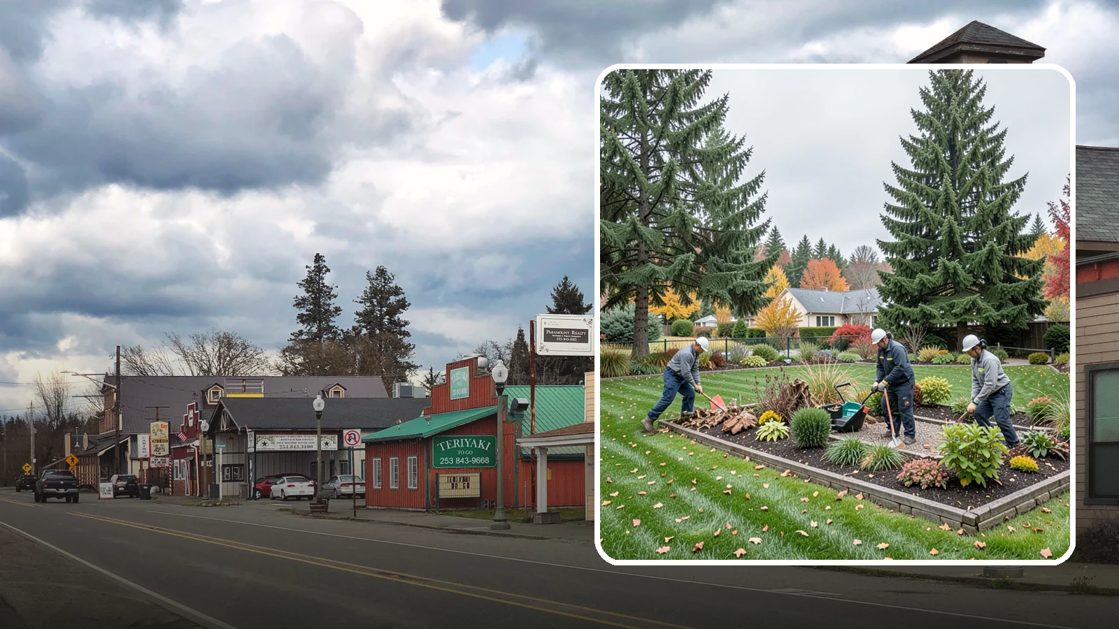 Winterization in Roy, Pierce County, WA - End-of-season winterization that protects plants, beds, and features from Pacific Northwest winter weather.