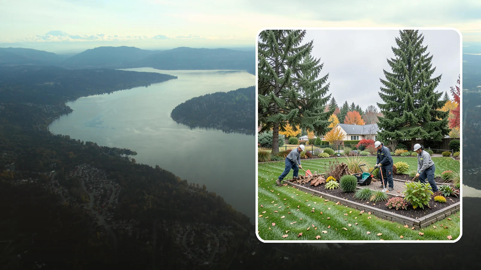 Winterization in Sammamish, King County, WA - End-of-season winterization that protects plants, beds, and features from Pacific Northwest winter weather.