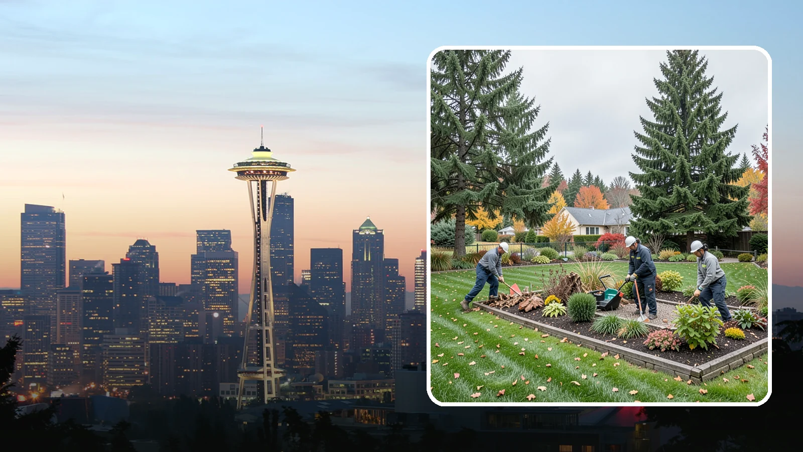 Winterization in Seattle, King County, WA - End-of-season winterization that protects plants, beds, and features from Pacific Northwest winter weather.