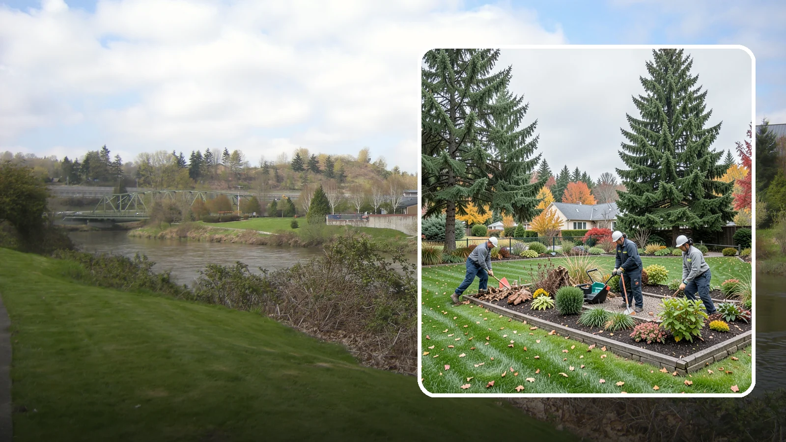 Winterization in Tukwila, King County, WA - End-of-season winterization that protects plants, beds, and features from Pacific Northwest winter weather.
