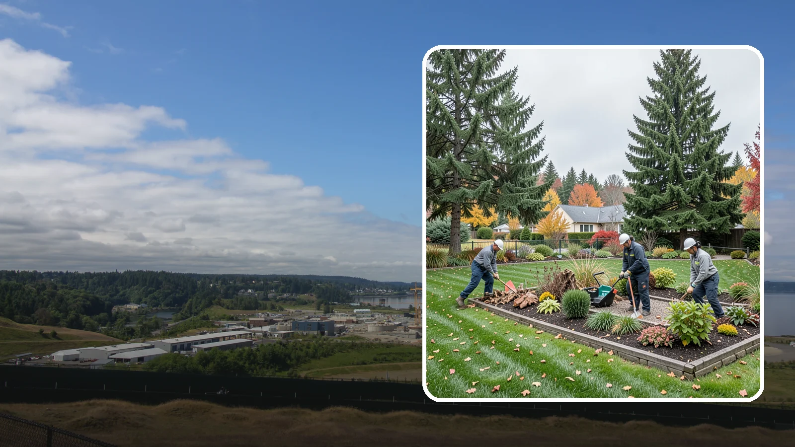 Winterization in University Place, Pierce County, WA - End-of-season winterization that protects plants, beds, and features from Pacific Northwest winter weather.