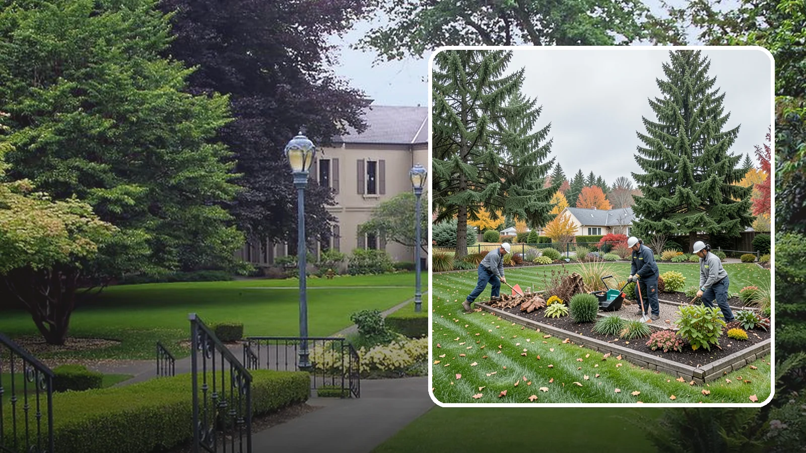Winterization in Woodinville, King County, WA - End-of-season winterization that protects plants, beds, and features from Pacific Northwest winter weather.